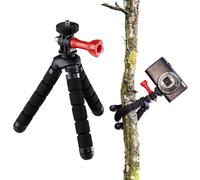Hama Flex 2in1 Mini Trépied Flexible 14cm Noir pour GoPro, Caméra