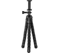 Hama Flex Trépied 1/4 pouce Hauteur de travail=9 - 26 cm noir pour smartphones