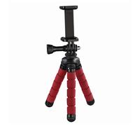 Hama Flex trépied Smartphone/action caméra 3 pieds Noir, Rouge
