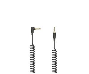 Hama Flexi-Slim câble audio 0,75 m 3,5mm Noir