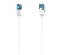 Hama Flexi-Slim câble de réseau Blanc 1,5 m Cat6a U/UTP (UTP)