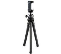 Hama Trépied "FlexPro" (pour smartphone, GoPro et appareils photo, avec pieds articulés, hauteur de 27 cm) Noir