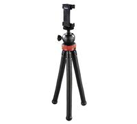 Hama FlexPro trépied Smartphone/action caméra 3 pieds Noir, Rouge
