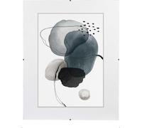 Hama Frameless Picture Holder Clip-Fix - Support photo - Conçu pour : 5x7 pouces (13x18 cm) - verre - rectangulaire