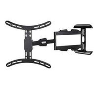 Hama FULLMOTION - Support - bras réglable - pour TV - acier - noir - Taille d'écran : 32"-65" - montable sur mur Noir G