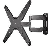 Hama FULLMOTION TV Wall Bracket, 3 stars, XL - Kit de montage (fixation murale, 2 bras) - pour écran plat - acier - noir - Taille d'écran : 32"-56" Noir G