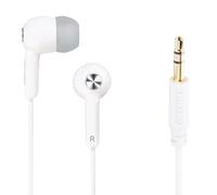 Hama Gloss Casques Avec fil Ecouteurs Musique Gris, Blanc