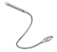 Hama "Goose Neck" Usb Led Light, With 10 Leds - Lumière Pour Notebook - Argent