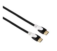 Hama Grande Vitesse Câble HDMI avec Ethernet 4k Plaqué Or 1,5m Textile 18Gbit/S