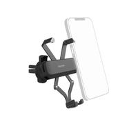 Hama "Gravity Pro Support Téléphone Voiture pour Grille d'Aération - Rotatif, Réglable, Compatible Smartphone iPhone Android de 5 à 9 cm de Large - Noir