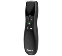 Hama Greenlight-Pointer, 4in1 radio Télécommande de présentation sans fil avec pointeur laser, Ecran intégré