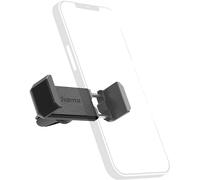 Hama Support téléphone voiture Compact – Clip grille d'aération 55–85 mm, pivotant 360°, Noir