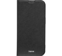 Hama Coque pour iPhone 14 "Daily Protect [Housse de Protection avec Rangement Carte] [Etui à Rabat] - Noir