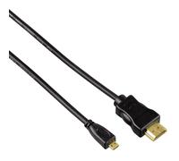 Hama HDMI Câble HDMI 2m HDMI type A (standard) HDMI type D (micro) Noir