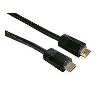 Hama HDMI/HDMI, 3 m Câble HDMI HDMI type A (standard) noir
