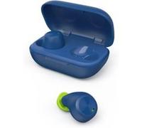 Hi-Fi Ecouteurs intra-auriculaires Bluetooth Stereo bleu