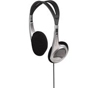 Hama Casque stéréo HK-229 Sur-oreille filaire Jack 3,5 mm Argenté