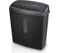 hama Home X10CD Destructeur de documents avec coupe croisée P-4, 4 x 40 mm, jusqu'à 10 feuilles, noir