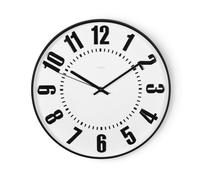 Horloge murale "Black Digits", silencieuse, Ø 35 cm