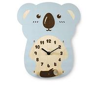 Hama Horloge Murale Enfants Koala Bois Montre pour Chambre D'Enfants Pastel