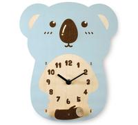 Hama Horloge Murale Enfants Koala Bois Montre pour Chambre D'Enfants Pastel