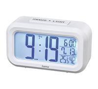 Hama Horloge numérique RC 660, plastique, blanc, M