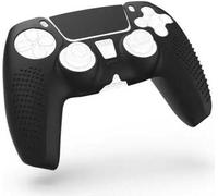 Enveloppe de protection grip pour manette PlayStation 5, noire