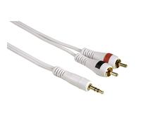 Hama HQ 2M Jack Cinch AUX Câble Audio 3,5Mm Jack Vers 2X Chinch RCA