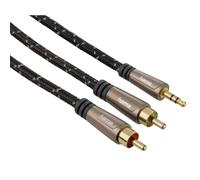 Hama HQ 3M Adaptateur Câble AUX 3,5Mm Jack Vers 2X RCA Cinch Câble Audio