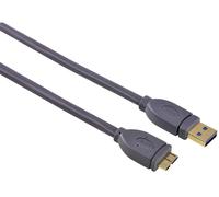 Hama HQ 3M Câble USB 3.0 Micro-B Plaque Or Blindé PC HDD Hub