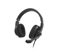 Hama HS-P350 V2 Casque Avec fil Arceau Bureau/Centre d'appels Noir