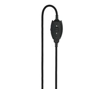 Hama HS-USB250 Casque serre-tête USB type A noir