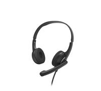 Hama Casque micro HS-USB250 V2 – USB, micro intégré, léger, télécommande, fonction mute – Noir