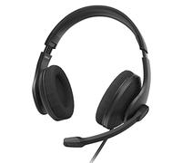 Hama HS-USB300 V2 Casque Avec fil Arceau Bureau/Centre d'appels USB Type-A Noir - Neuf