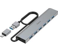 Hama Hub USB 00200137 7 ports, adaptateur USB-C/alimentation inclus