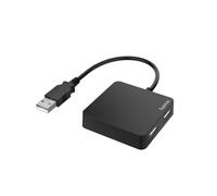 Hama Hub USB 00200121 4 ports USB-A USB 2.0 480 MBit/s Noir