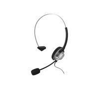 Hama In-Ear-Headset Micro-casque supra-auriculaire filaire Mono noir,argent volume réglable téléphone