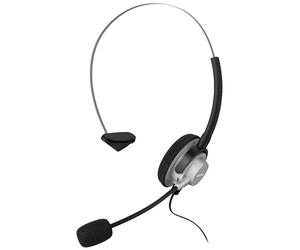 Hama In-Ear-Headset Micro-casque supra-auriculaire filaire Mono noir,argent volume réglable téléphone