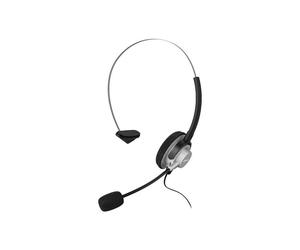 Hama In-Ear-Headset Micro-casque supra-auriculaire filaire Mono noir,argent volume réglable téléphone