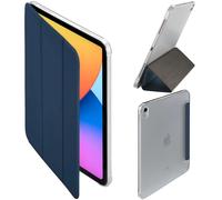 Hama Étui Fold Clear pour Apple iPad 10,9" (Gen.10, 2022) Dos transparent Book Cover Bleu foncé