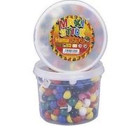 Hama - 9700 - Loisirs Créatifs - Perles et Bijoux - Maxi Pions : Pot De 250 Pions