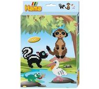 Hama jeu de perles à enfiler animaux junior 2007-part Multicolore