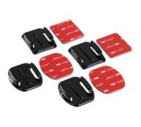 Hama Jeu de plaques de fixation (pour GoPro, M3) Noir