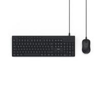 Hama Jeu de souris pour clavier CKM-200 (clavier USB, souris USB, sensation d'écriture ergonomique, touches silencieuses, câble amovible, disposition QWERTZ allemande, souris avec interrupteur dpi,
