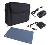Hama Jeu Housse de Protection / + Souris + USB Moyeu Pad Chiffon 15 " 15,4 "