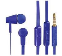 "Joy" - Ecouteurs avec micro - intra-auriculaire - filaire - jack 3,5mm - bleu