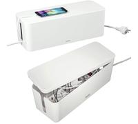 Hama Kabelbox Gestionnaire Kabel-Organizer Station de Charge TV PC Bureau