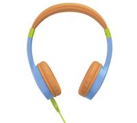 Hama Casque enfant Kids Guard – limitation du volume, câble amovible, micro, jack – Bleu/Orange