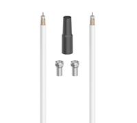 Hama Kit de connexion SAT 100 dB 10 m, compatible HDTV