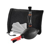 Hama Kit de Nettoyage d'Appareil Photo 4 en 1 "Optic Dry (Kit de Nettoyage à Sec avec Stylo Lenspen + Chiffon Microfibre + Poire, pour Objectif Photo, Filtre, APN, Caméra Reflex, Jumelle, écran)